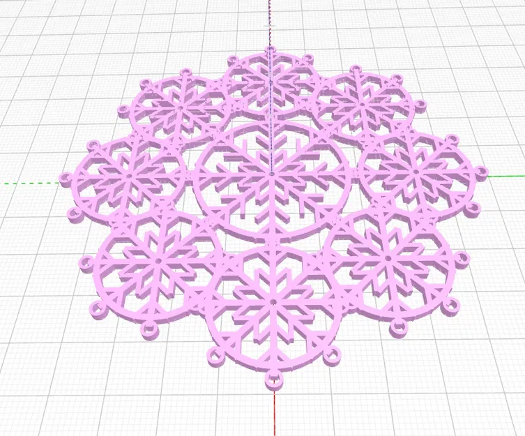 Trang trí Bông Tuyết Nhiều Cái - Image 2