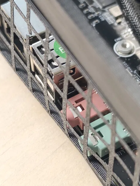 Bộ hỗ trợ template cho kệ rack 1U 10-inch MINI-ITX của ning - Image 3