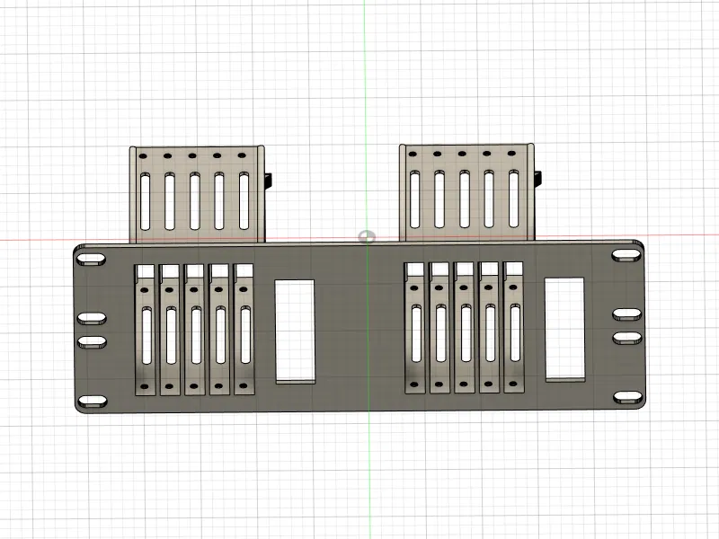 Giá Đỡ Rack 10 inch Cho 2 Raspberry Pi và 10 SSD 2.5 inch - Image 2