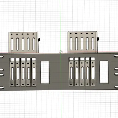 Giá Đỡ Rack 10 inch Cho 2 Raspberry Pi và 10 SSD 2.5 inch
