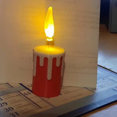 Nến Giáng Sinh có đèn LED chớp tắt và bộ khuếch tán