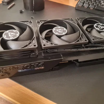 Khung quạt tùy chỉnh cho Gainward 5070ti Phoenix S / Palit Gaming Pro 5070ti S 3 quạt 92mm