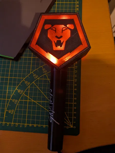 Saja Boy – Light Stick K-Pop Fan-Made (DIY, USB-C, 18650) - Image 1