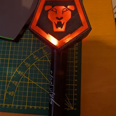 Saja Boy – Light Stick K-Pop Fan-Made (DIY, USB-C, 18650)