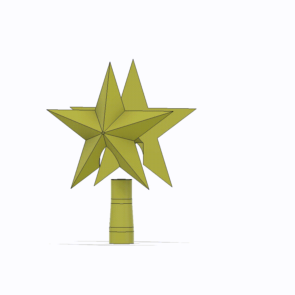 Ngôi sao trang trí cây thông Noel - Thumbnail 2