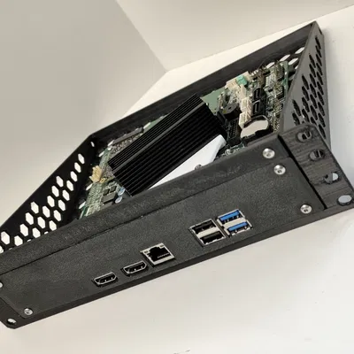 Kệ ITX Cao Hơn 1U Một Chút Cho Rack 10 inch (Dựa trên thiết kế của Ning)