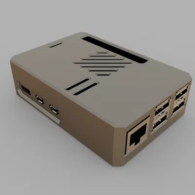 Hộp Raspberry Pi 5 Đơn Giản