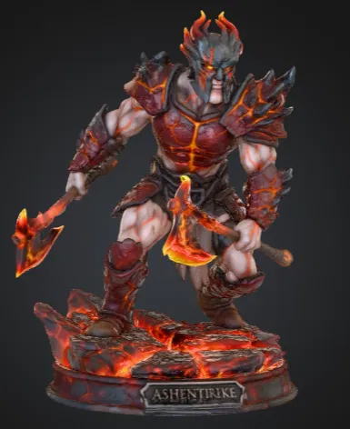 Ashenstrike - Tượng Mô Hình 3D - Image 1