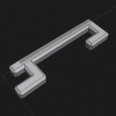 Móc SKADIS Có Rãnh (File STEP)