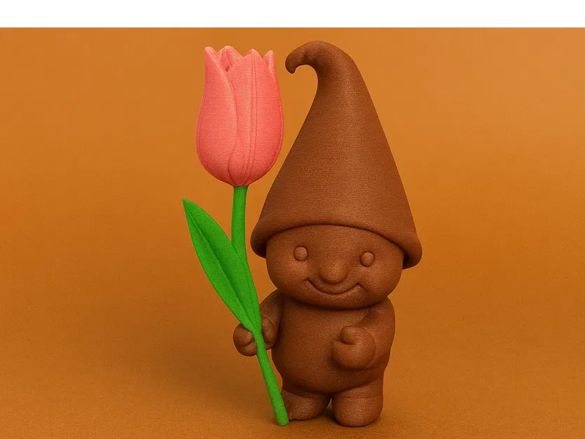 Chú Lùn Với Hoa Tulip (Nhiều Màu) - Image 1