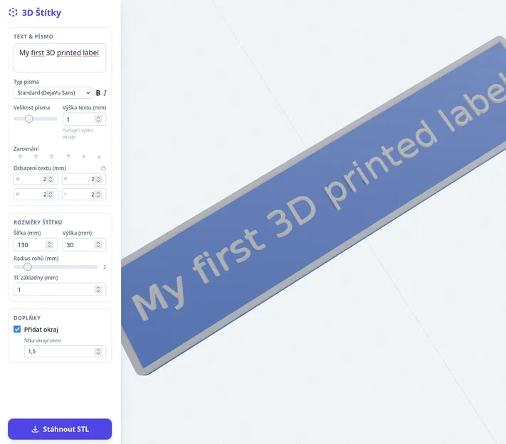 Label4Print – Ứng dụng Web Tạo Nhãn 3D - Image 1