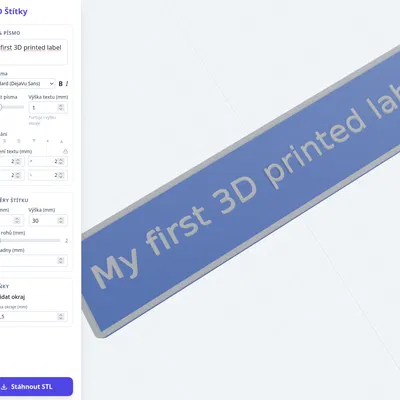 Label4Print – Ứng dụng Web Tạo Nhãn 3D