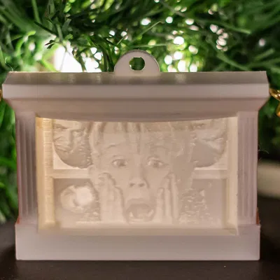 Mô Hình Đồ Trang Trí Giáng Sinh Lò Sưởi Die Hard