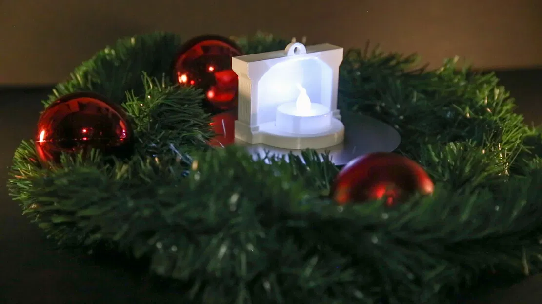 Mô Hình Đồ Trang Trí Giáng Sinh Lò Sưởi Die Hard - Image 3