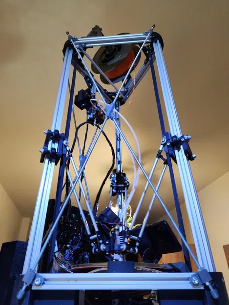 Thanh Chống Khung Máy In Delta Kiểu Kossel Dạng Tham Số - Image 1