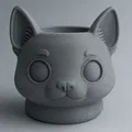 Chậu Đầu Mèo – Chậu Cây In 3D - Thumbnail 1