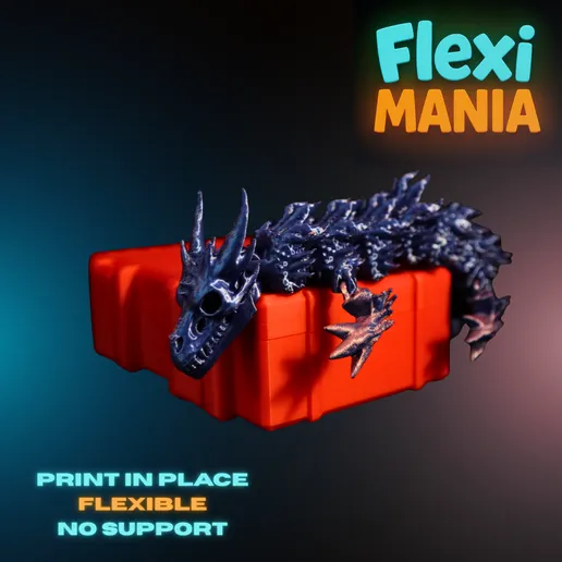 Rồng Flexi | Đồ Chơi Rồng In 3D Khớp Nối - Image 1