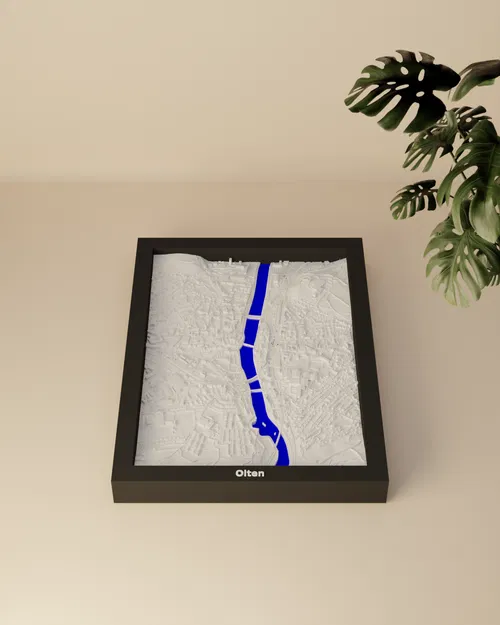 Mô hình thu nhỏ địa hình 3D Olten, Thụy Sĩ - Image 1