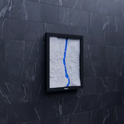 Mô hình thu nhỏ địa hình 3D Olten, Thụy Sĩ