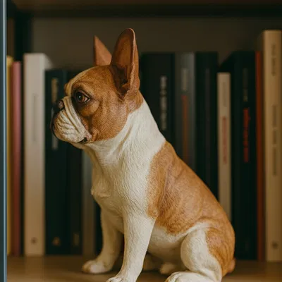 Mô Hình Chó Bulldog Pháp (Chó) / Tượng Trang Trí