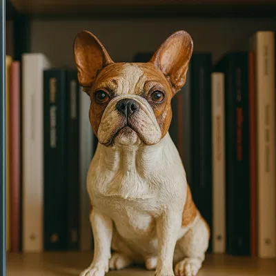 Mô Hình Chó Bulldog Pháp (Chó) / Tượng Trang Trí