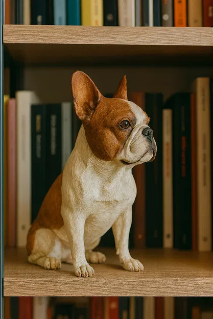 Mô Hình Chó Bulldog Pháp (Chó) / Tượng Trang Trí - Image 3
