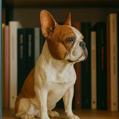 Mô Hình Chó Bulldog Pháp (Chó) / Tượng Trang Trí