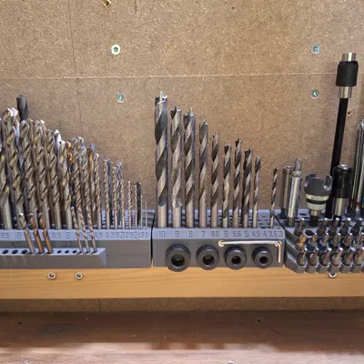 Bộ giữ mũi khoan và lục giác có thể tháo rời