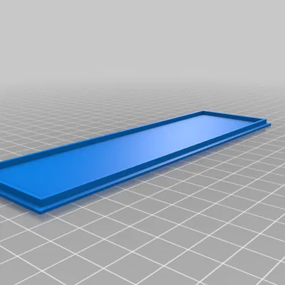 Tấm Chắn IO ATX Trống - OpenSCAD