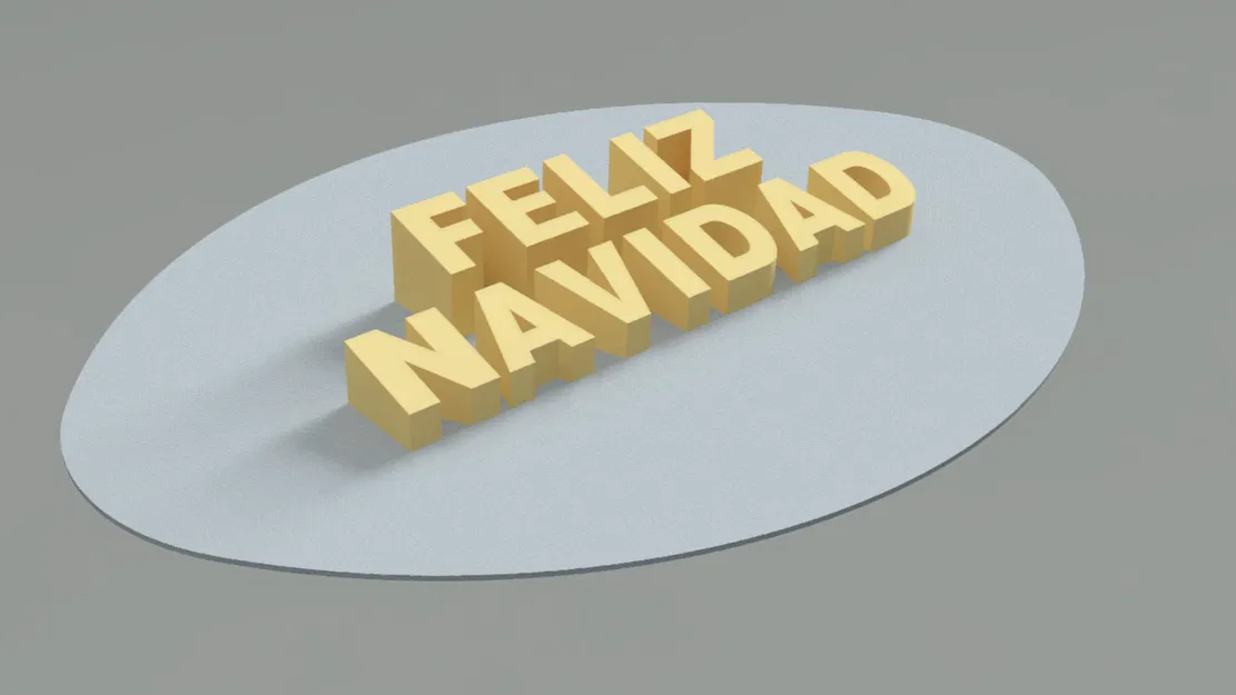 Chữ Chúc Mừng Giáng Sinh "Feliz Navidad" - Image 9