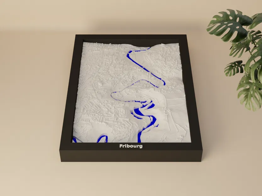 Mô hình 3D Fribourg, Thụy Sĩ - Image 2