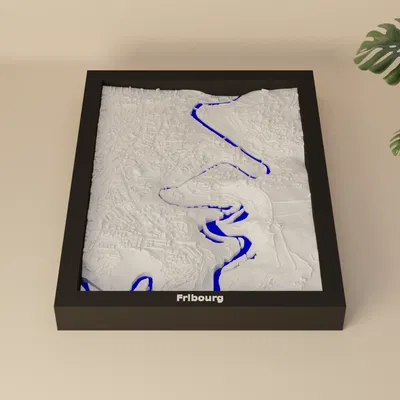 Mô hình 3D Fribourg, Thụy Sĩ