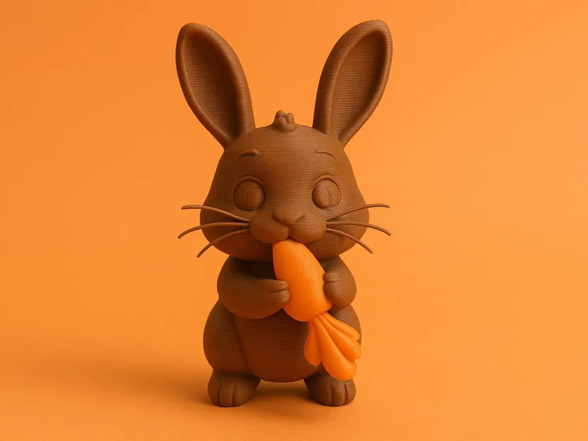 Thỏ Con Gặm Cà Rốt (Đa Sắc) - Image 1