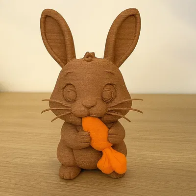 Thỏ Con Gặm Cà Rốt (Đa Sắc)