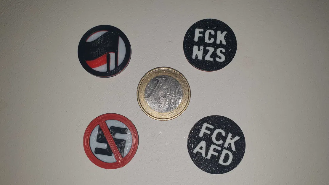 Bộ sưu tập đồng xu xe đẩy mua sắm AntiFa (4 phiên bản) tương đương 1€ - Image 2