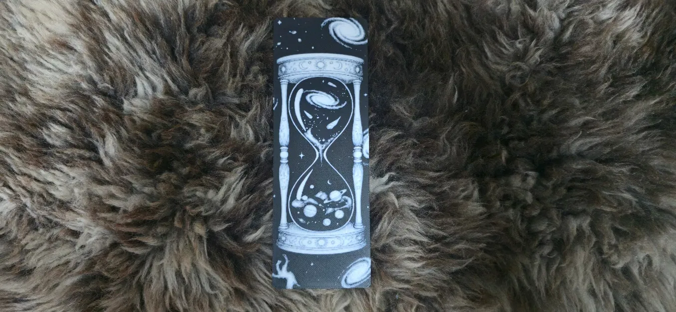 Bookmark Đồng Hồ Cát Vũ Trụ Kiểu Cổ Điển - Image 1