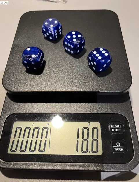 Xúc Xắc Game 16mm Dễ Tô Màu Cho MMU - Image 2