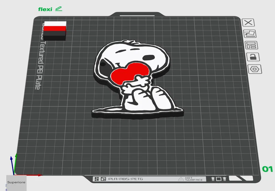 Móc Khóa Snoopy Trái Tim - Image 2