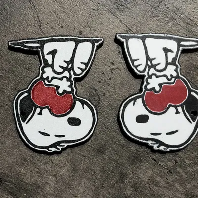 Móc Khóa Snoopy Trái Tim