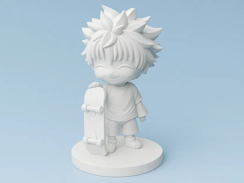 Chibi Skater Boy - Cậu Bé Trượt Ván Chibi - Image 1