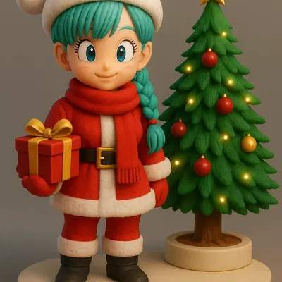 Mô hình Bulma Giáng Sinh