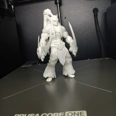 Tượng Illidan Stormrage - Thợ Săn Quỷ