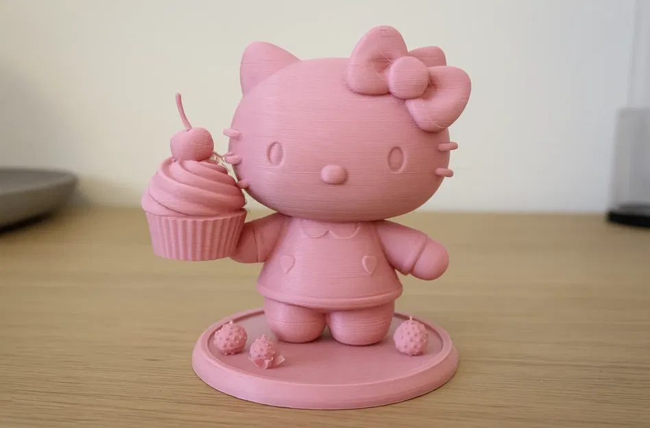 Hello Kitty Cầm Bánh Cupcake - Image 2