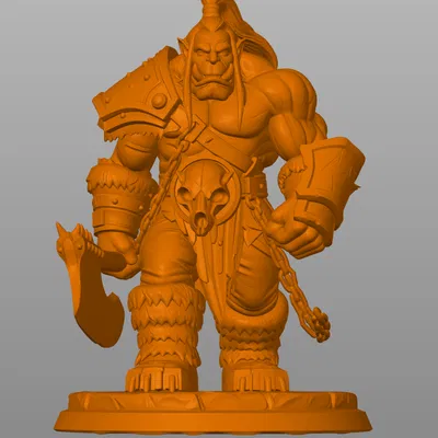 Tượng Garrosh Hellscream Thế chiến Warcraft