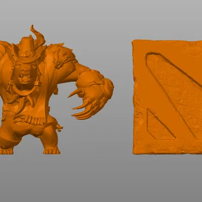 Mô hình Ursa chiến binh Alpine có đế - DOTA 2