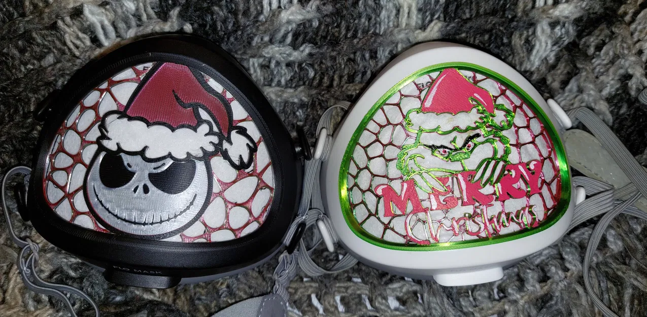 Lưới Trang Trí Giáng Sinh Cho Mặt Nạ Flo Mask - Image 1