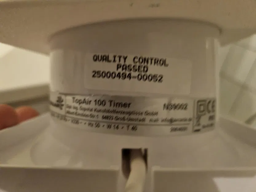 Aircircle Air wall fan Cable strain relief - Giảm căng dây cáp cho quạt treo tường Aircircle Air - Image 2