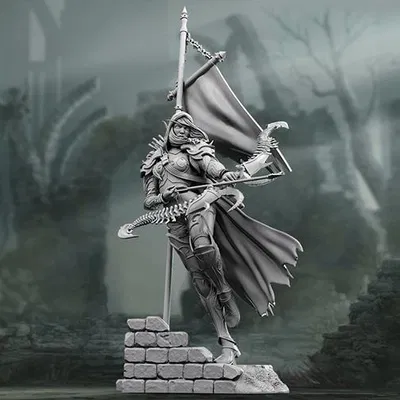 Tượng Sylvanas Windrunner World of Warcraft