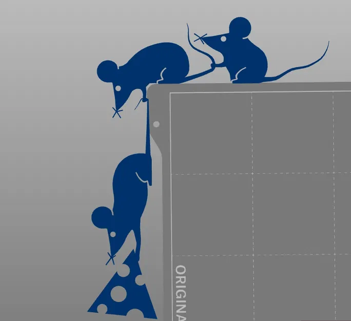 Trang Trí Tường Một Lớp Cho Công Tắc & Khung Cửa - Họa Tiết Chuột - Image 1