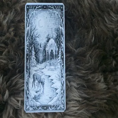 Bookmark Rừng Cây Mùa Đông Phong Cách Gothic